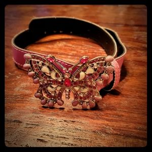 (3/$10) Butterfly Buckle Belt
